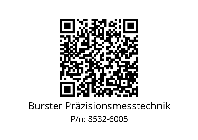   Burster Präzisionsmesstechnik 8532-6005