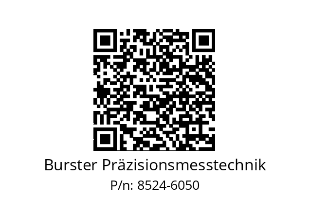   Burster Präzisionsmesstechnik 8524-6050