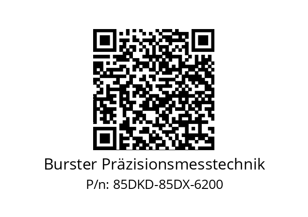   Burster Präzisionsmesstechnik 85DKD-85DX-6200