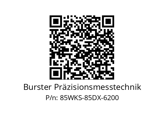   Burster Präzisionsmesstechnik 85WKS-85DX-6200