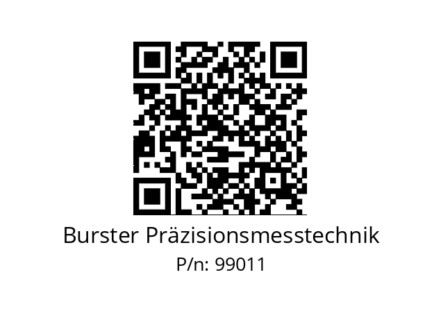   Burster Präzisionsmesstechnik 99011