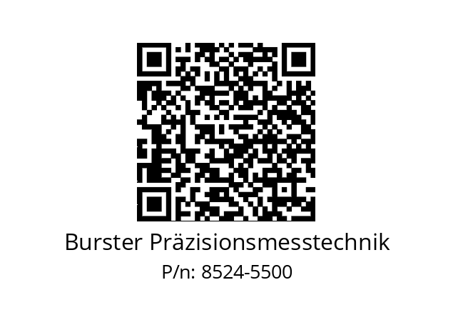   Burster Präzisionsmesstechnik 8524-5500