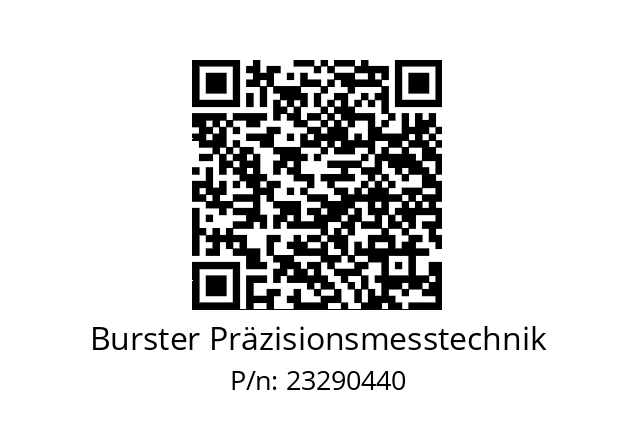   Burster Präzisionsmesstechnik 23290440