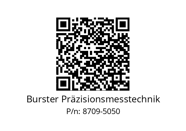   Burster Präzisionsmesstechnik 8709-5050