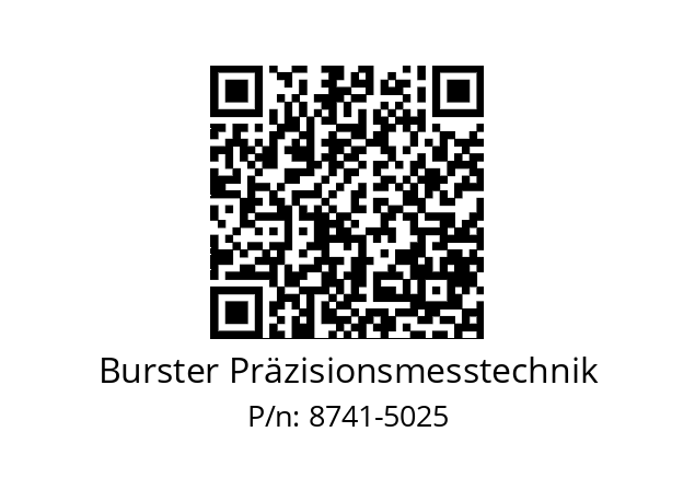   Burster Präzisionsmesstechnik 8741-5025