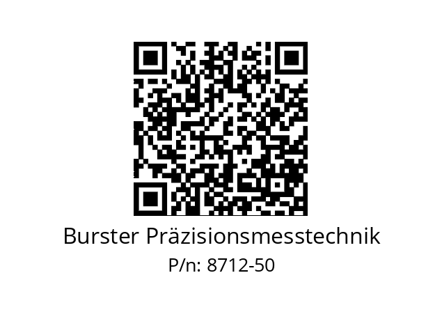   Burster Präzisionsmesstechnik 8712-50