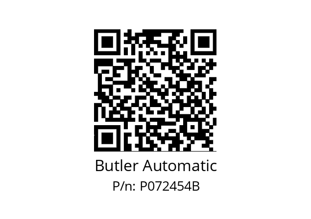   Butler Automatic P072454B