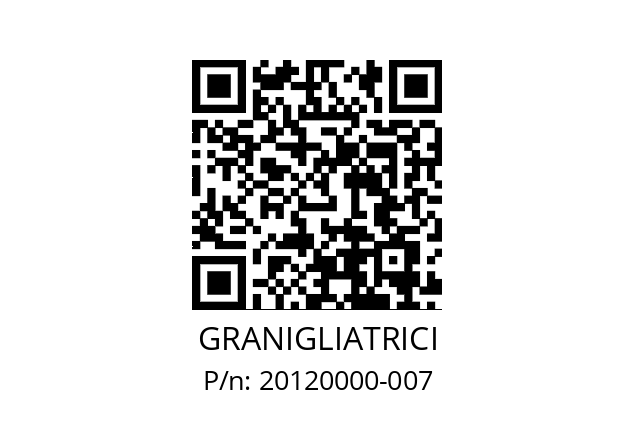   GRANIGLIATRICI 20120000-007