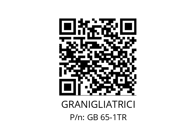   GRANIGLIATRICI GB 65-1TR