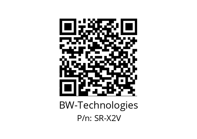   BW-Technologies SR-X2V