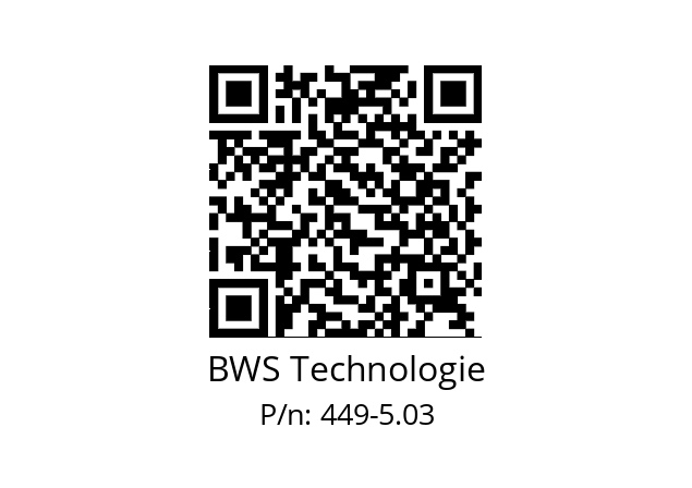   BWS Technologie 449-5.03