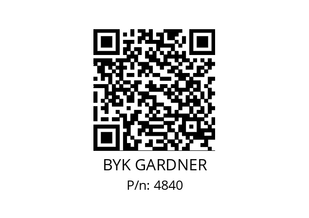   BYK GARDNER 4840