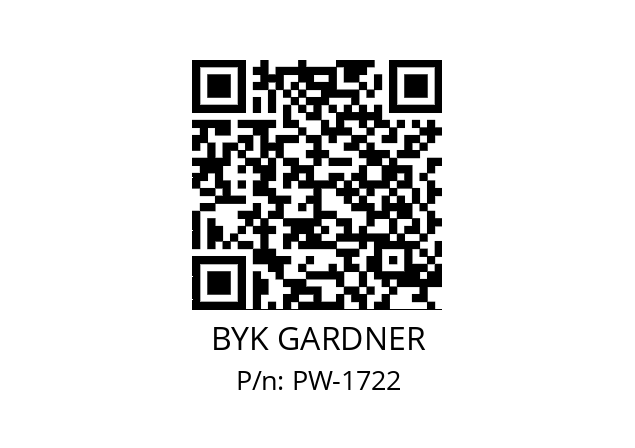   BYK GARDNER PW-1722