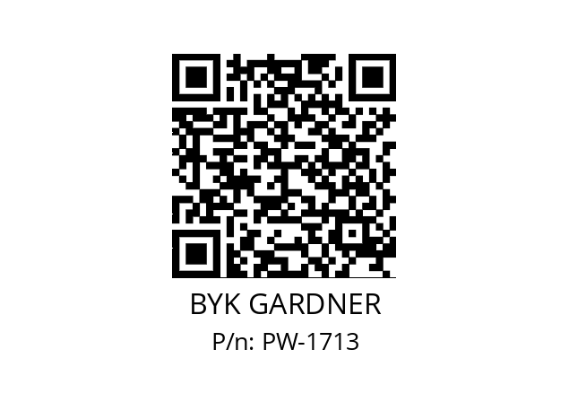   BYK GARDNER PW-1713