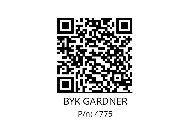   BYK GARDNER 4775