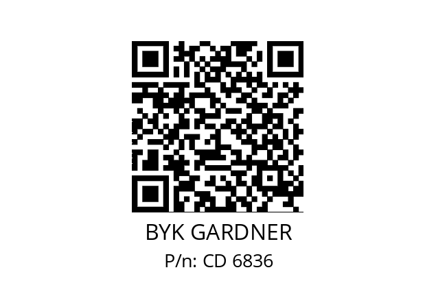   BYK GARDNER CD 6836