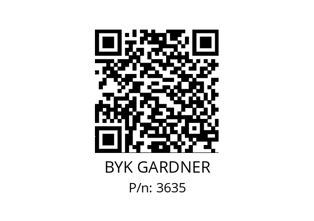   BYK GARDNER 3635