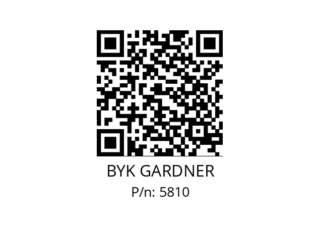   BYK GARDNER 5810