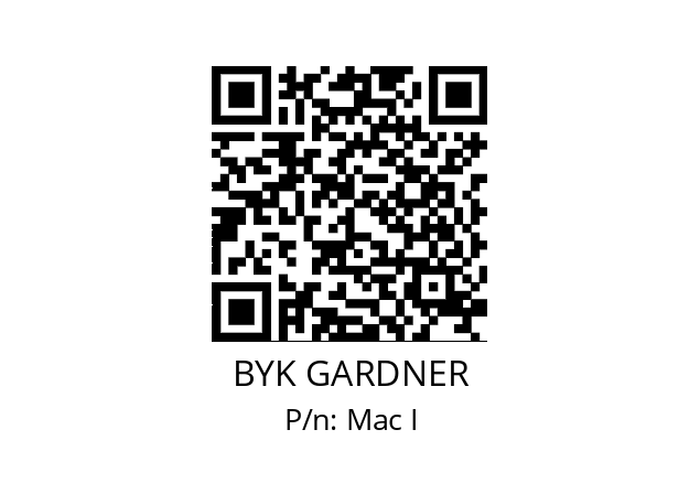   BYK GARDNER Mac I