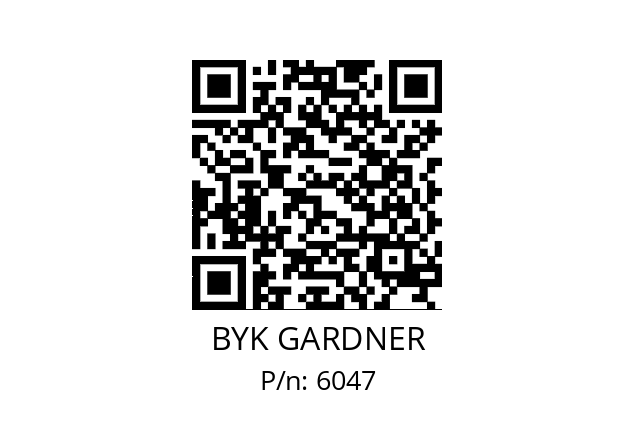   BYK GARDNER 6047