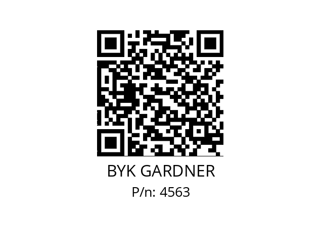   BYK GARDNER 4563