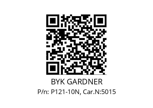   BYK GARDNER P121-10N, Car.N:5015