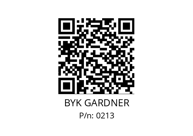   BYK GARDNER 0213