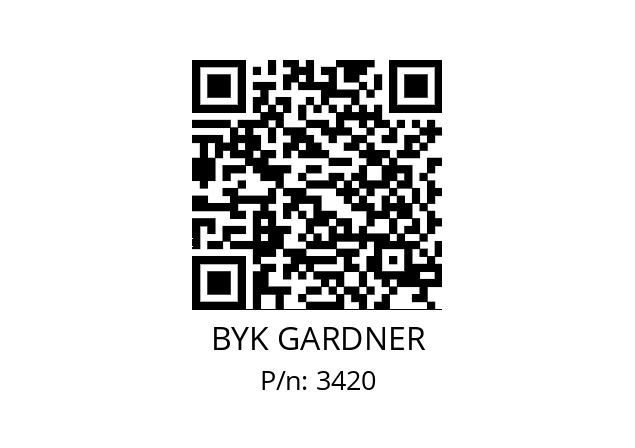   BYK GARDNER 3420