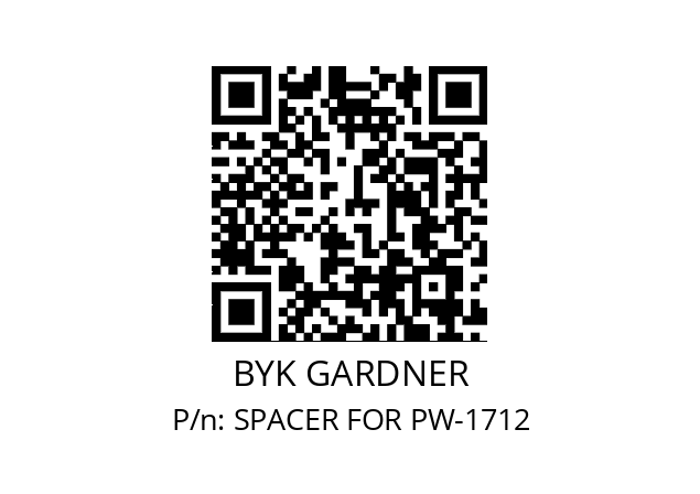   BYK GARDNER SPACER FOR PW-1712