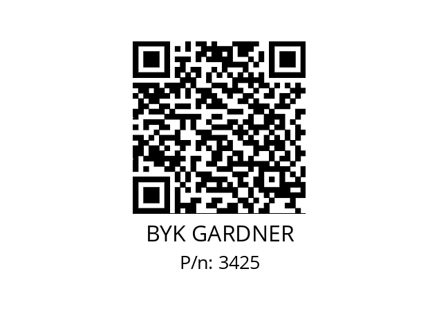   BYK GARDNER 3425