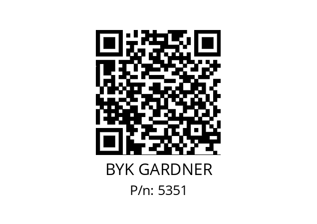   BYK GARDNER 5351