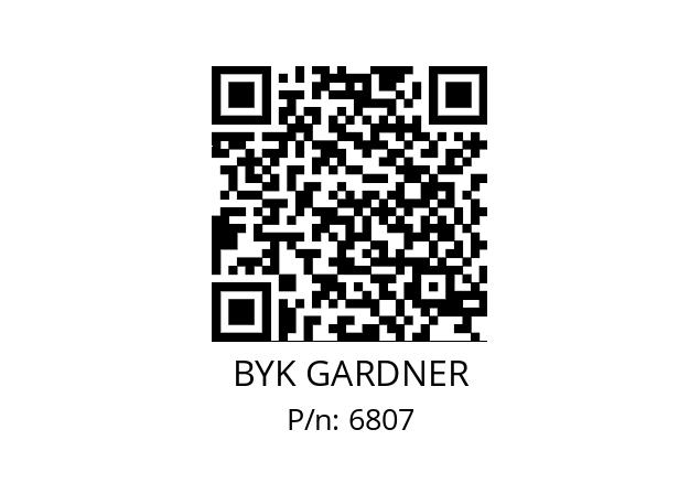   BYK GARDNER 6807