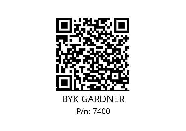   BYK GARDNER 7400