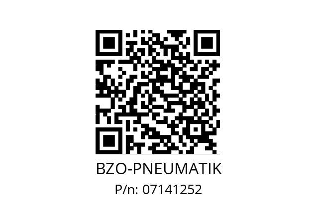   BZO-PNEUMATIK 07141252