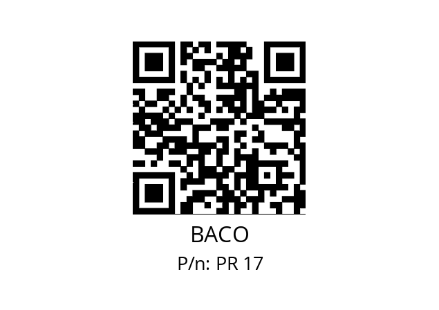   BACO PR 17