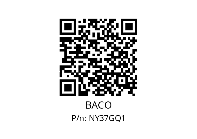   BACO NY37GQ1