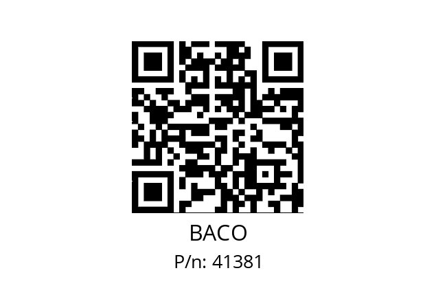   BACO 41381