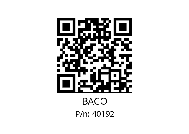   BACO 40192