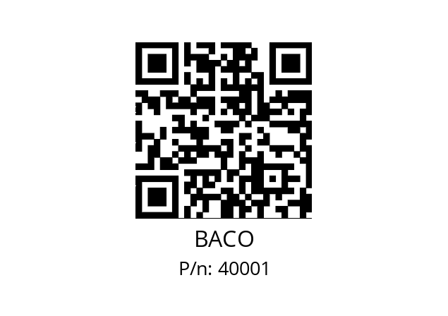   BACO 40001