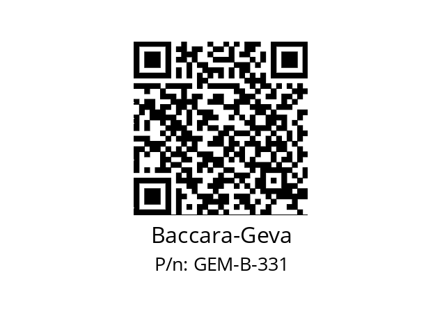   Baccara-Geva GEM-B-331