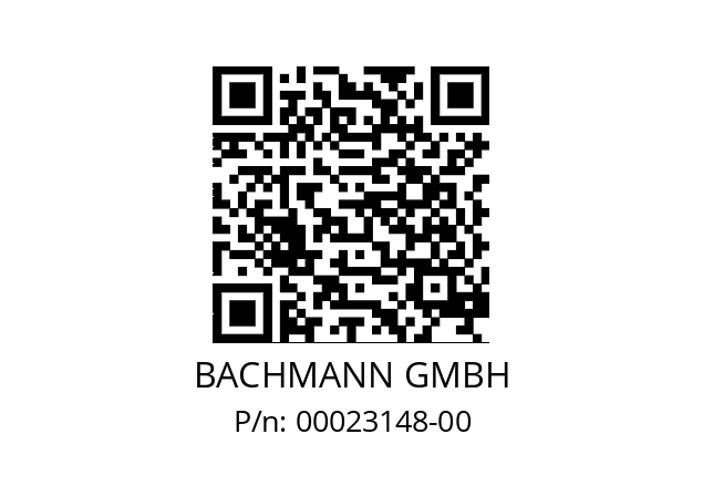   BACHMANN GMBH 00023148-00