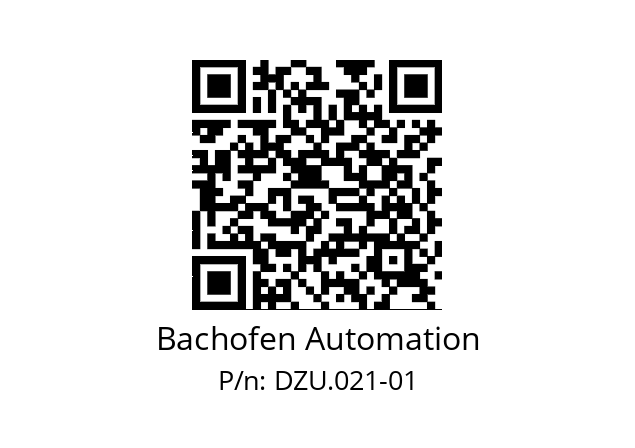   Bachofen Automation DZU.021-01