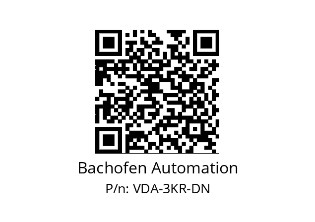   Bachofen Automation VDA-3KR-DN