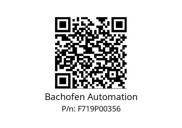   Bachofen Automation F719P00356