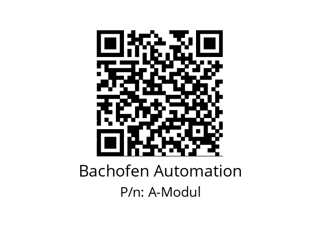   Bachofen Automation A-Modul