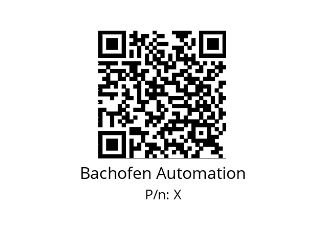   Bachofen Automation X