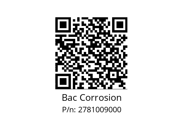   Bac Corrosion 2781009000