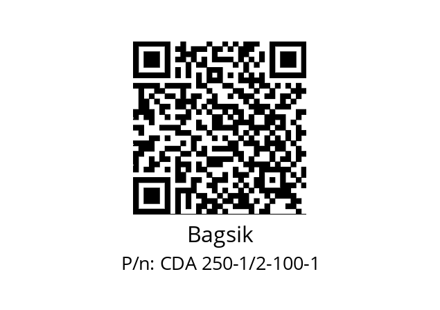   Bagsik CDA 250-1/2-100-1