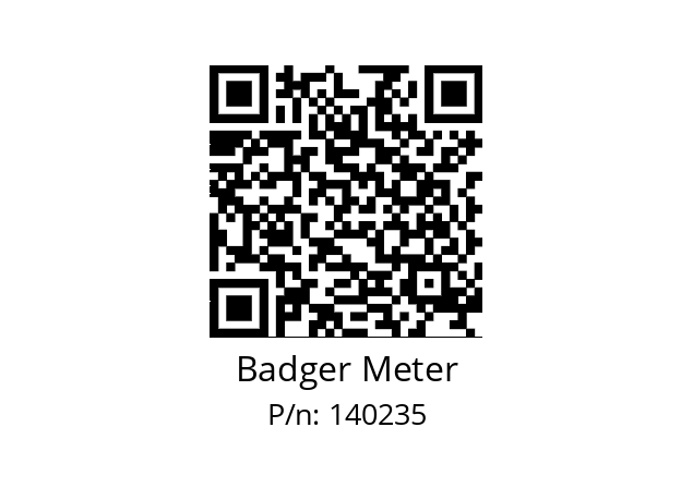   Badger Meter 140235