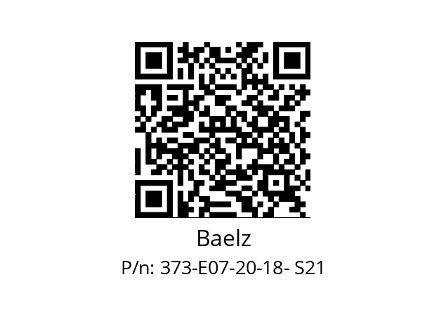   Baelz 373-E07-20-18- S21